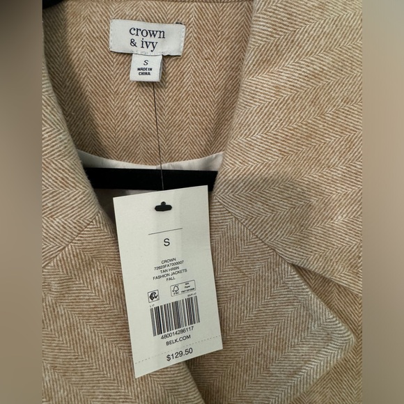 Crown & Ivy Wool Coat - Picture 4 of 5